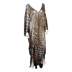 TOTAL RELOCATION CLEARANCE Tom Ford YSL SS2002 Safari Silk Caftan Reduced By 80%