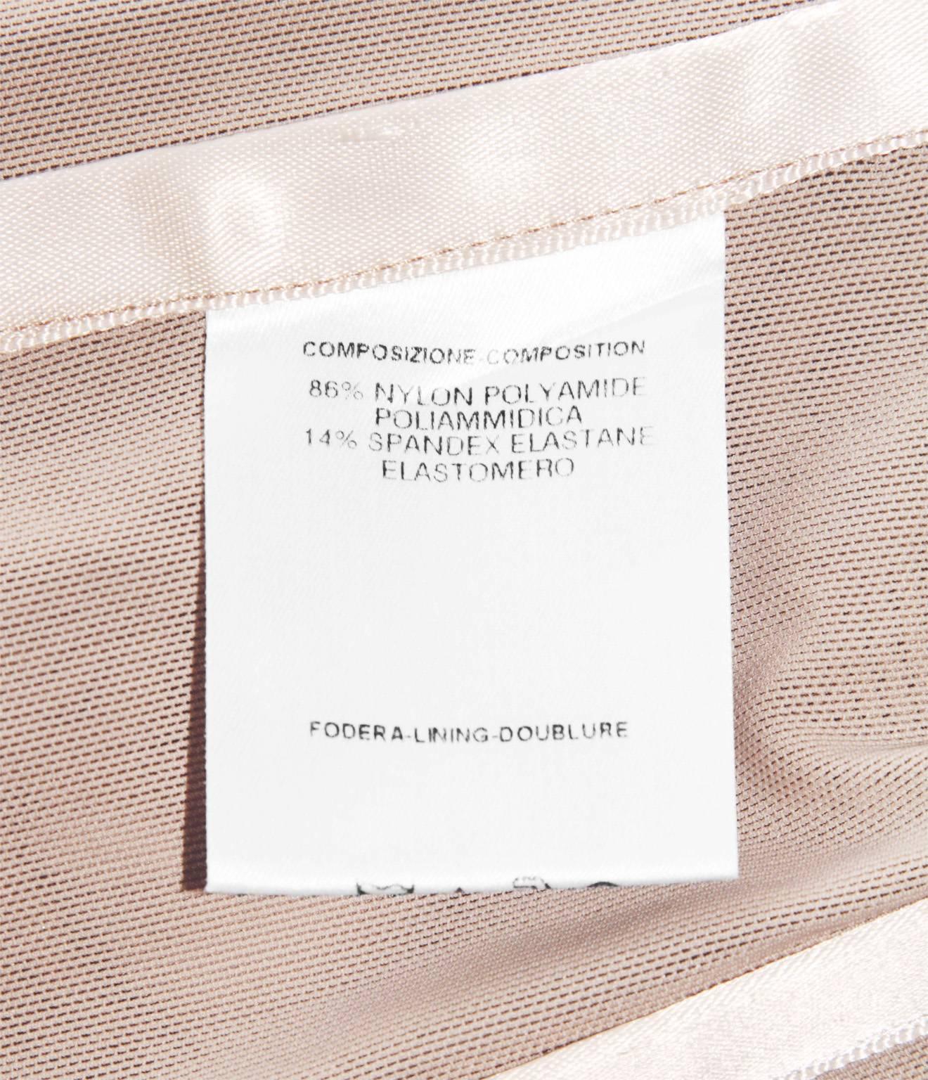 That Tom Ford Gucci 2001 Nude Corset Runway Ad Campaign Dress Kate Wore! IT 38 4