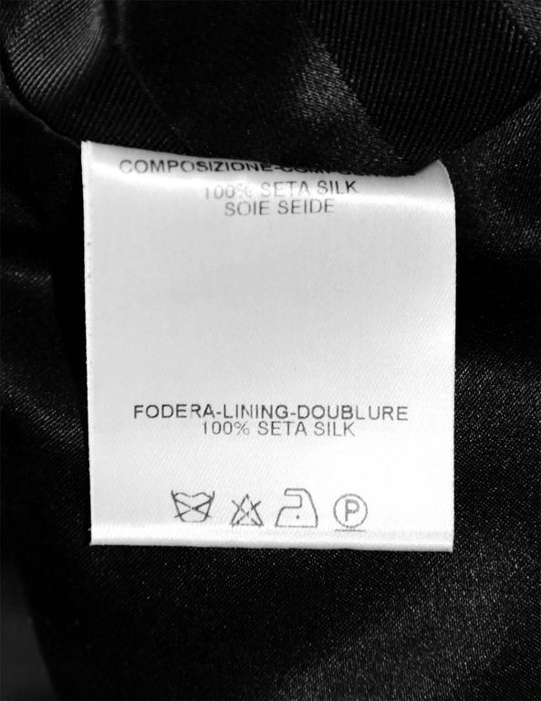 Iconic Tom Ford Gucci FW 2002 Black Silk 3pc Kimono Runway Coat, Pants ...