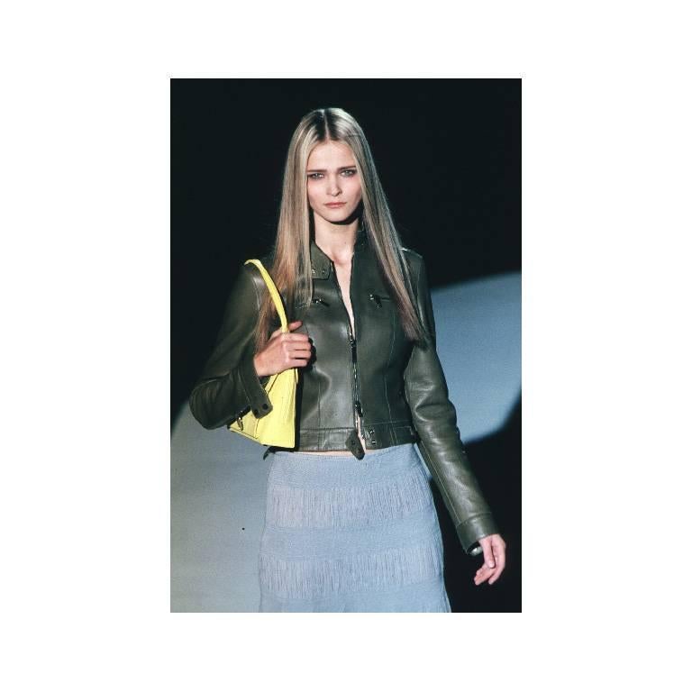 That Boho-Chic Maroon Moto Jacket That Stole The Tom Ford For Gucci SS1999 Show! 3