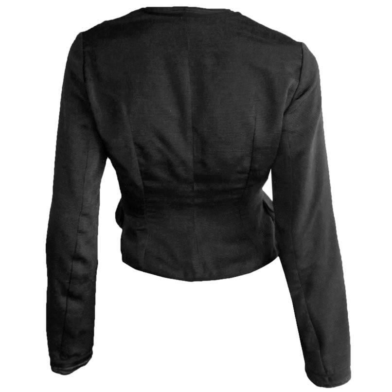 Heavenly Tom Ford YSL Rive Gauche FW 2002 Multi-Layered Silk Bolero Jacket! 36 In Good Condition In Melbourne, AU