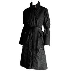 Free Shipping: The Most Heavenly Tom Ford Gucci FW 2004 Black Parka Coat! IT 42
