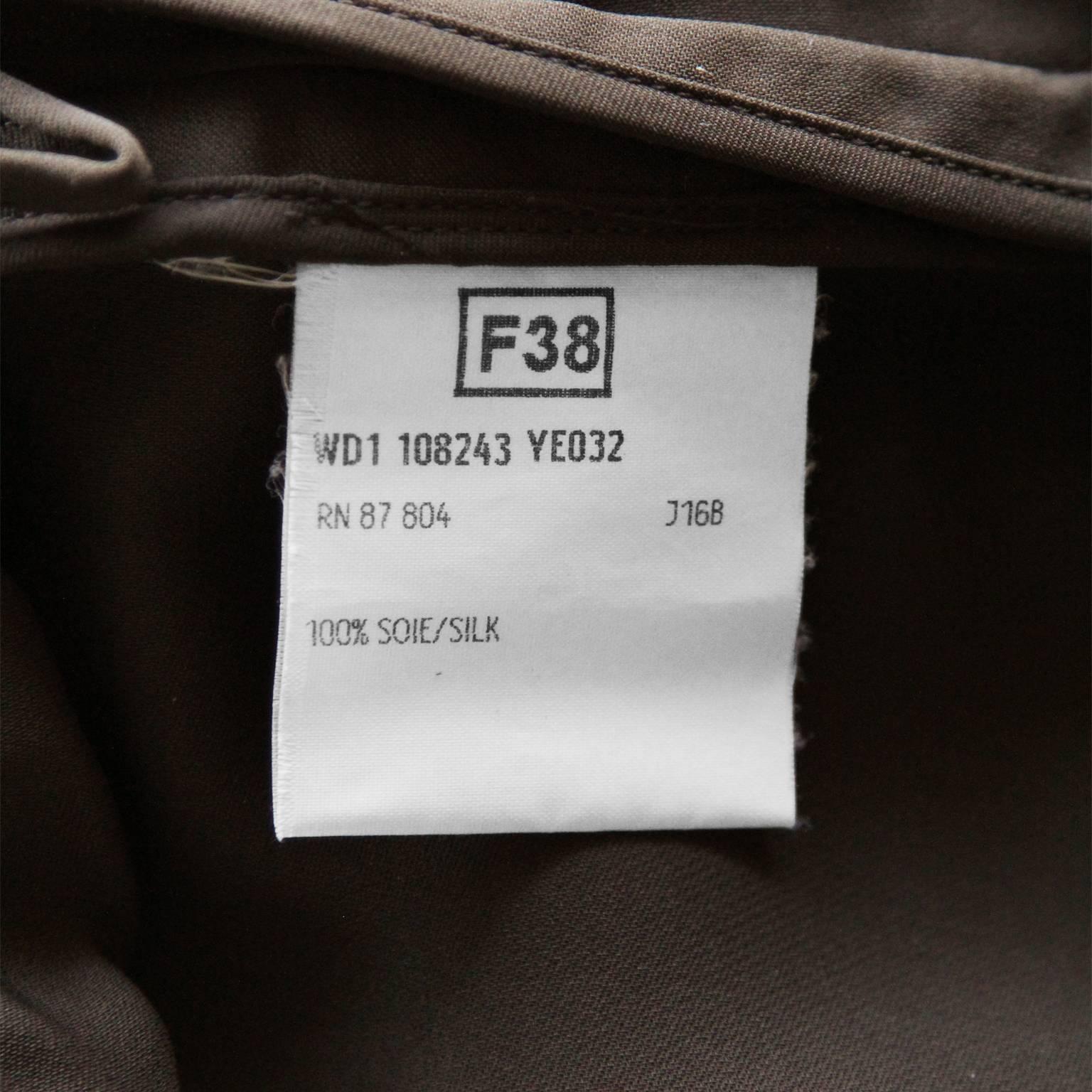 Rare & Iconic Tom Ford YSL Rive Gauche FW2002 Safari Runway Jacket & Skirt! FR38 For Sale 6