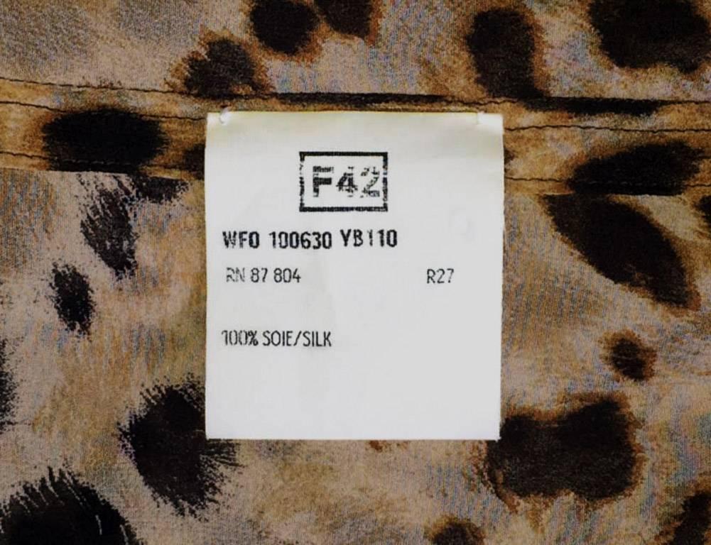 Free Shipping: Gorgeous Tom Ford YSL Rive Gauche SS2002 Safari Collection Dress! 1