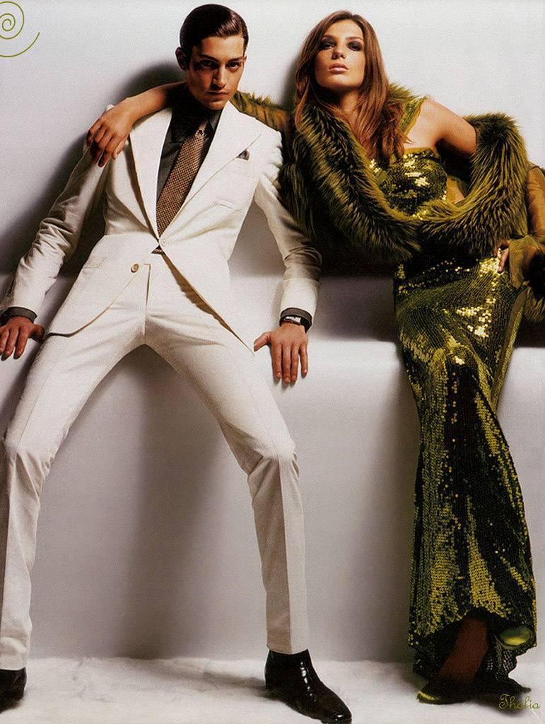 Women's That Poison Green Tom Ford For Gucci FW2004 Collection Runway & Ad Campaign Gown