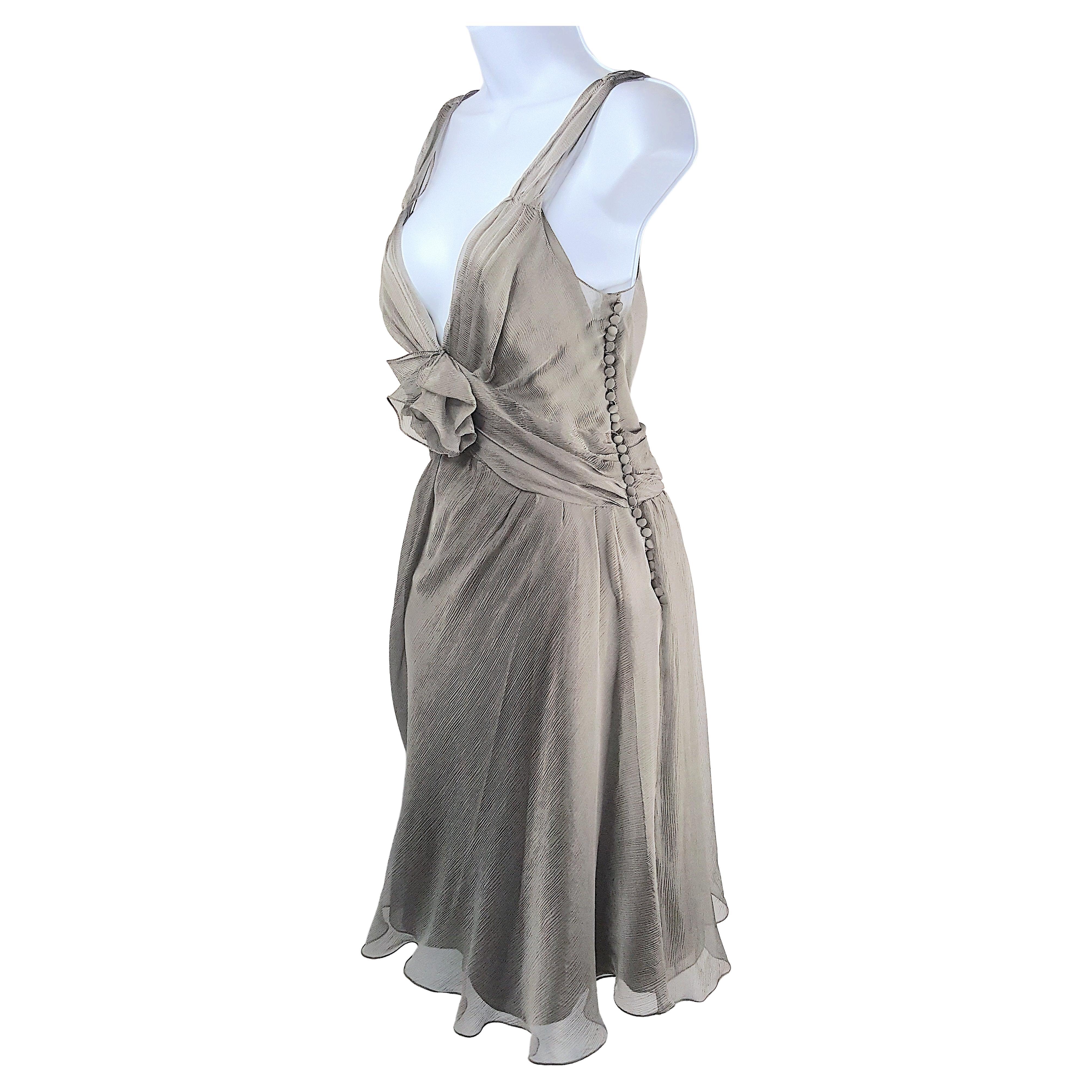 JohnGalliano 1stYearChristianDior SilkChiffon BiasCut Layered BallerinaDressGown For Sale