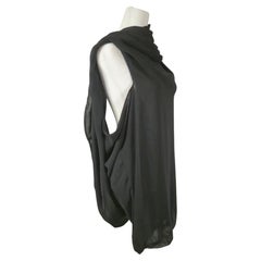 Maison Martin Margiela New DoubleFaced Convertible Draped Billowing Dress ss2007