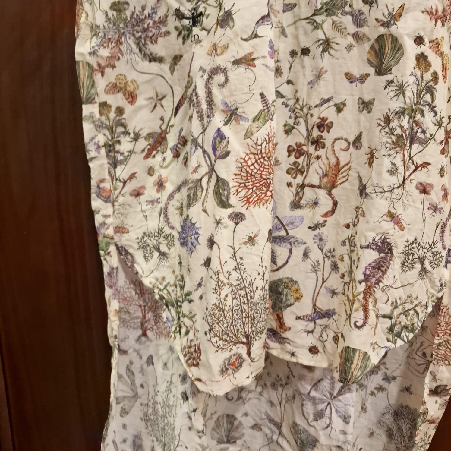 Camicetta in cotone muslim di Christian Dior Riviere, stagione estiva 2025 In condizioni ottime in vendita a VALLADOLID, ES