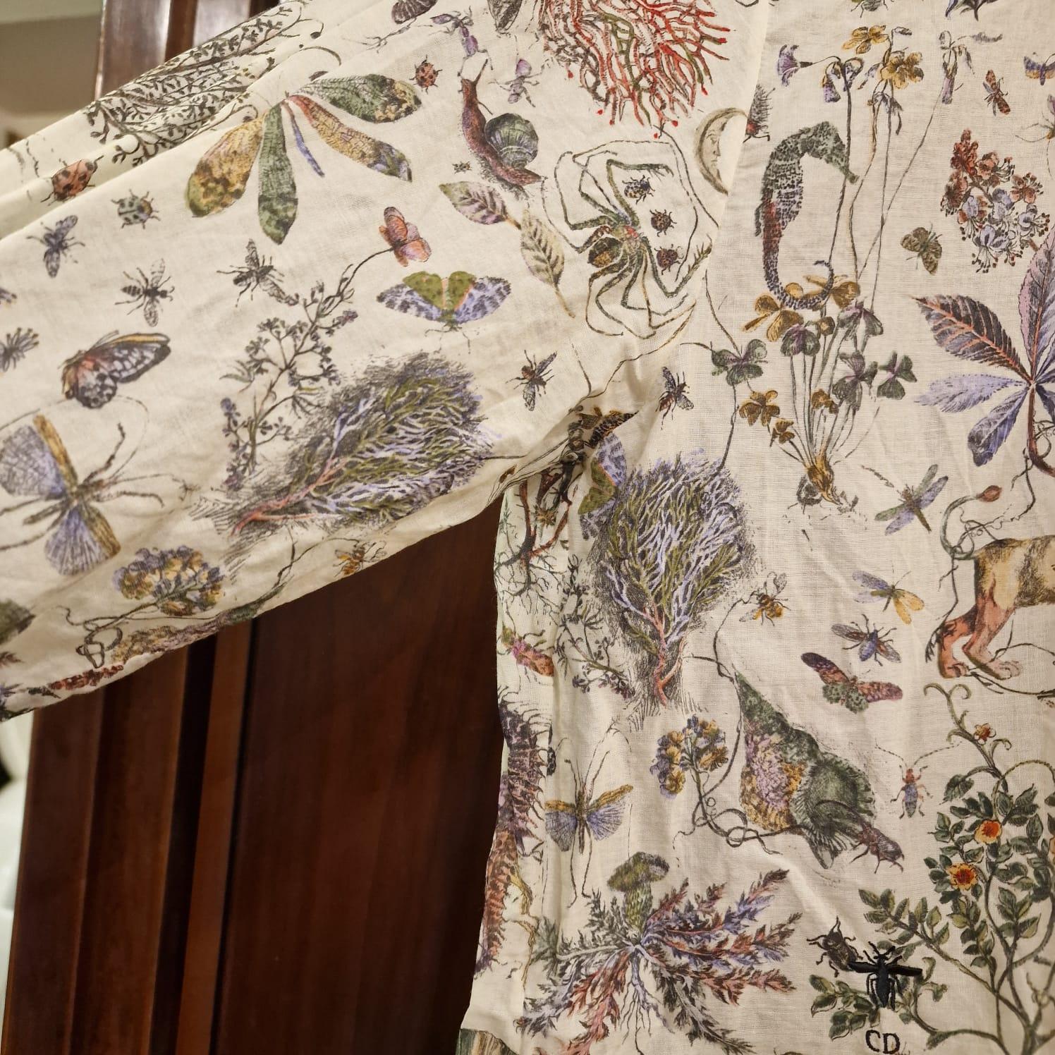Camicetta in cotone muslim di Christian Dior Riviere, stagione estiva 2025 in vendita 1