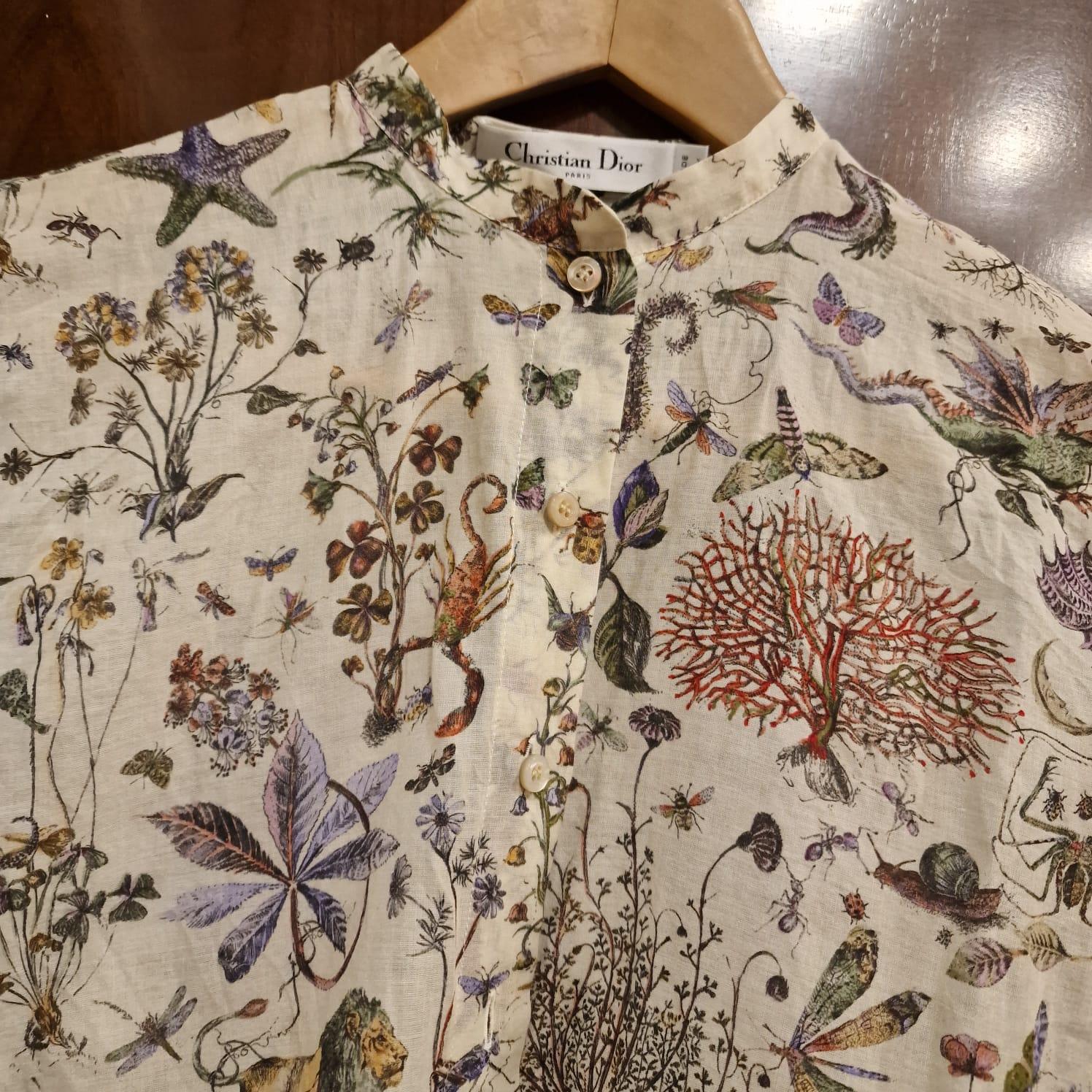 da uomo o donna Camicetta in cotone muslim di Christian Dior Riviere, stagione estiva 2025 in vendita
