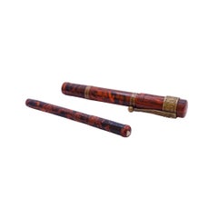Ensemble de stylos de poche ou miniatures de style Art nouveau, vers 1920, de la marque anglaise Conway Stewart & Co