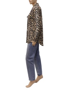 Equipment Small Silk Button Down Long Sleeve Blouse