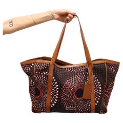 Tote Bag aus Segeltuch und Leder von Burberry Prorsum Sunburst.