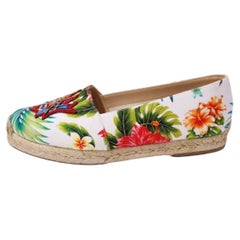 Christian Louboutin Dandelion Hawaiian Print Canvas Espadrilles - EU 37