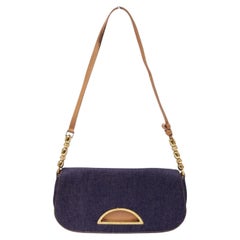 Borsa a tracolla Christian Dior Denim Malice
