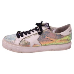 Golden Goose Superstar Iridescent Leather Sneakers - EU 36
