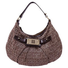 Givenchy G Cube Monogram Jacquard Hobo Bag
