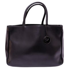 Furla Tote-Tasche aus schwarzem Leder