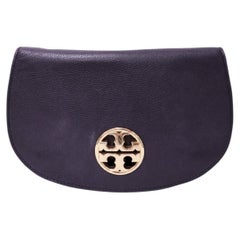 Tory Burch Black Leather Miller Crossbody Bag