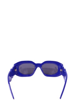 Versace Medusa Biggie Blue Acetate Sunglasses