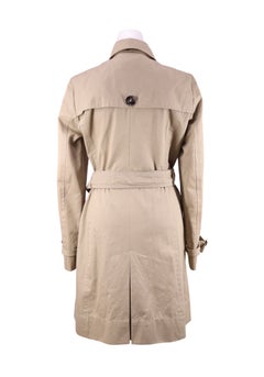 Weekend MaxMara Beiger Trenchcoat mit Gürtel – US 8