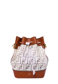 Fendi Mon Tresor FF Logo Bucket Bag