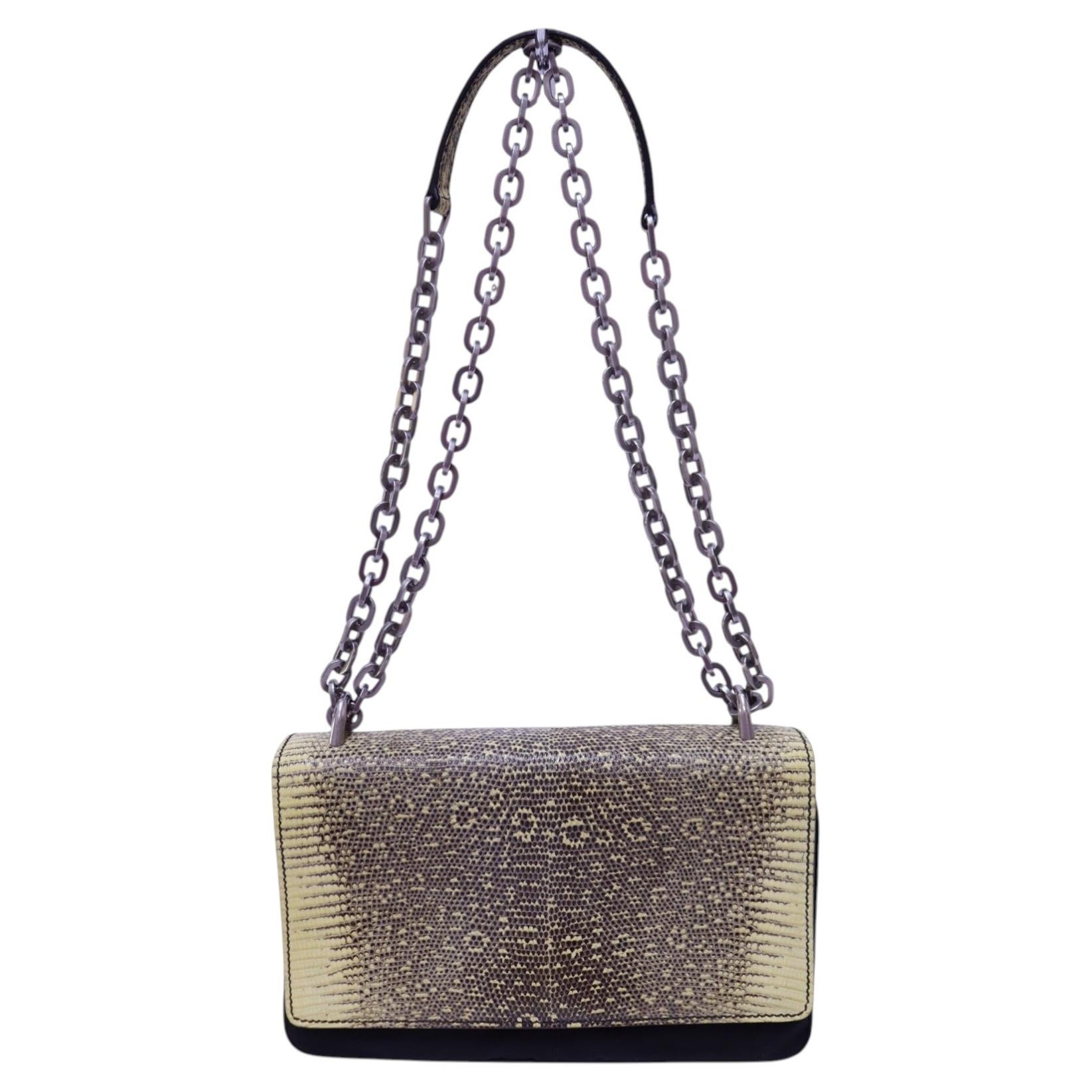Prada 1BD009 Chain Shoulder Bag For Sale