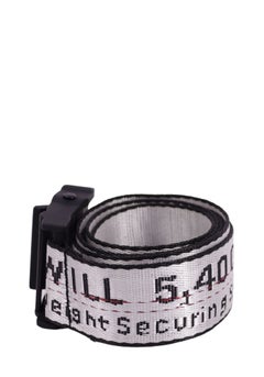 Off-White Industrial Logo Canvas Belt White/Black
