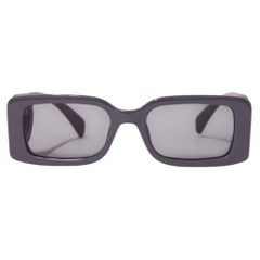 Gafas de sol rectangulares de acetato en color gris de Gucci