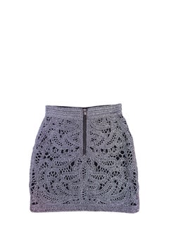 Minifalda de encaje de ganchillo metalizado de Maje - 36 (talla europea)
