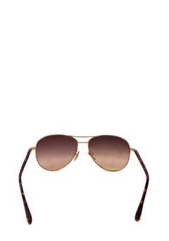 Louis Vuitton Conspiration Pilot Sunglasses Gold & Tortoiseshell
