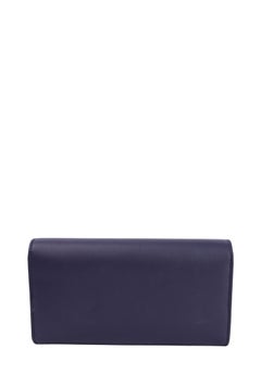 Emporio Armani Navy Leather Wallet