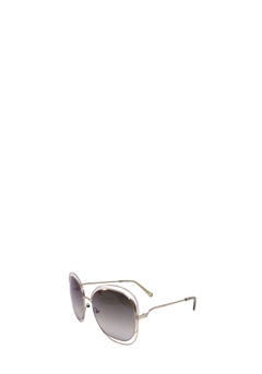 Chloé Gold-Tone Oversized Gradient Sunglasses