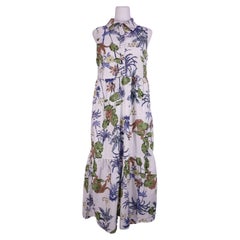 Rachel Zoe Tropical Print Midi Dress - S