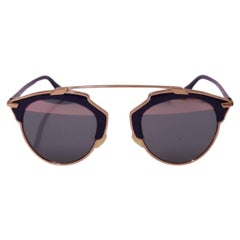 Christian Dior Rose Gold & Navy DiorSoReal Sunglasses