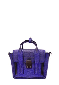 3.1 Phillip Lim Pashli Metallic Blue Mini Satchel Bag