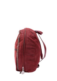 Stella McCartney Falabella Burgundy Mini Backpack