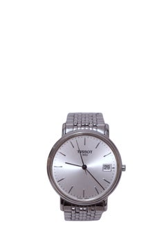 Tissot Classic Edelstahluhr mit Datumsanzeige und Armband