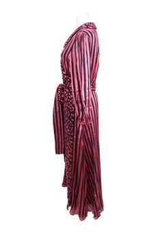 Alice + Olivia Abigail Mixed Print Wrap Dress - US 12 / EU 44