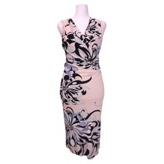 Emilio Pucci Floral Print Sleeveless Wrap Midi Dress - US 6 / EU 36