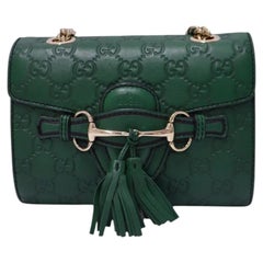 Gucci Guccissima Leather Emily Chain Shoulder bag