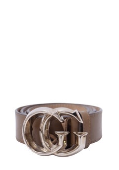 Gucci Double G Leather Belt - EU 34