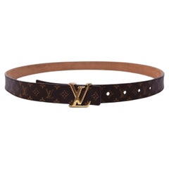 Louis Vuitton LV Initiales Monogram Canvas Belt - EU 34
