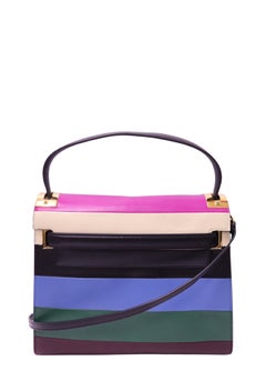 Bolso de hombro de piel multicolor con bloques de color de Valentino Garavani