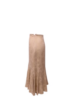 Christian Dior Beige Floral Jacquard Mermaid Midi Skirt - US 14 / EU 46