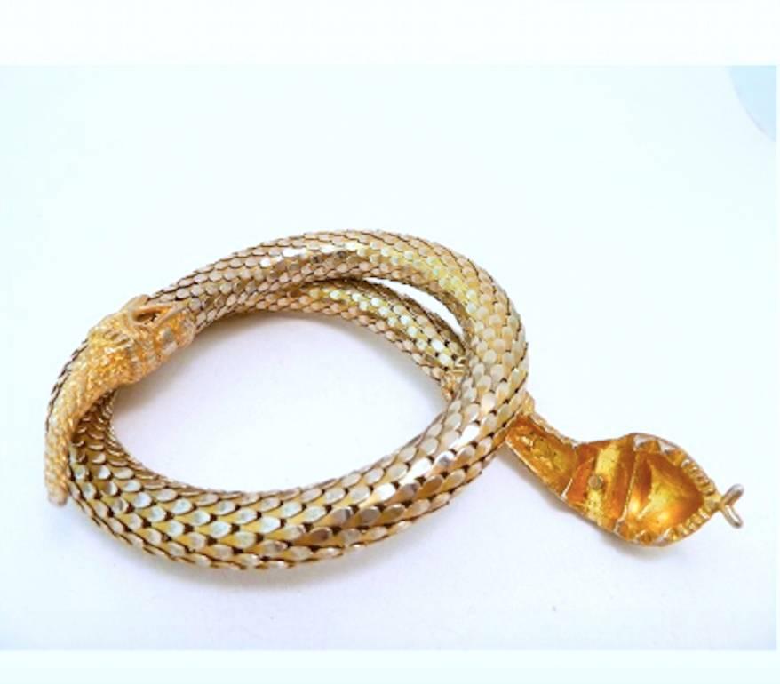 whiting and davis snake bracelet