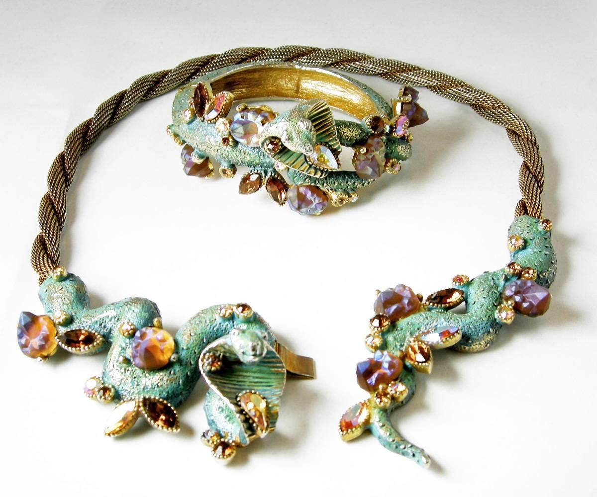 Vintage HAR Cobra Necklace And Bracelet Set 2