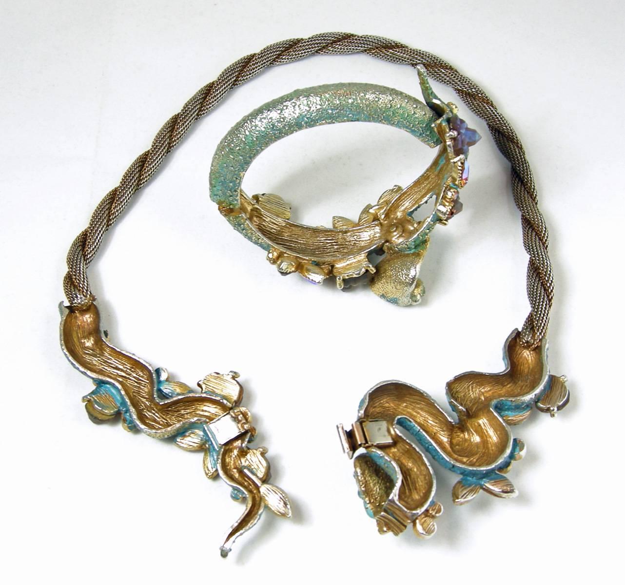 Vintage HAR Cobra Necklace And Bracelet Set 3