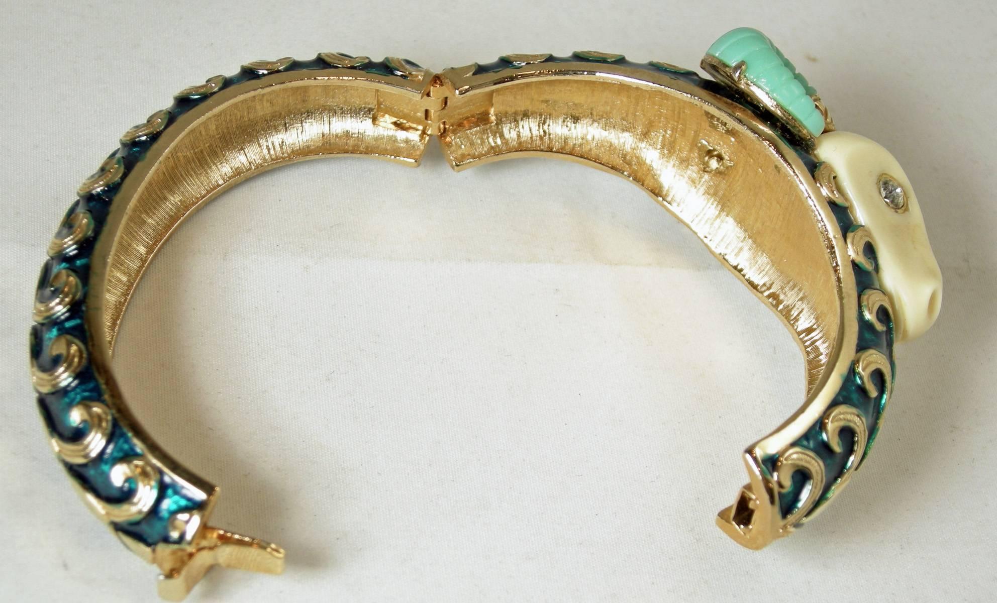 Women's or Men's Rare Vintage Ram Bracelet