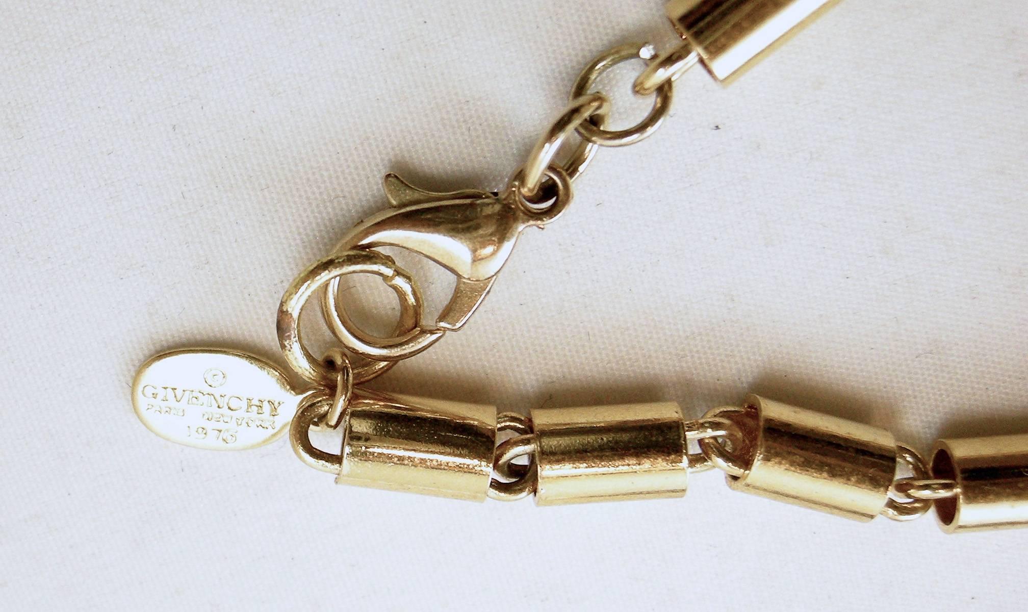 Women's Vintage Signed Givenchy 1976 Tassel Necklace